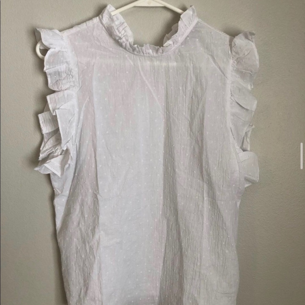 Never worn Ruffle tank